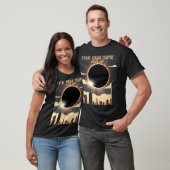 Sonnenfinsternis insgesamt CITY 8. April 2024 Sonn T-Shirt (Unisex)