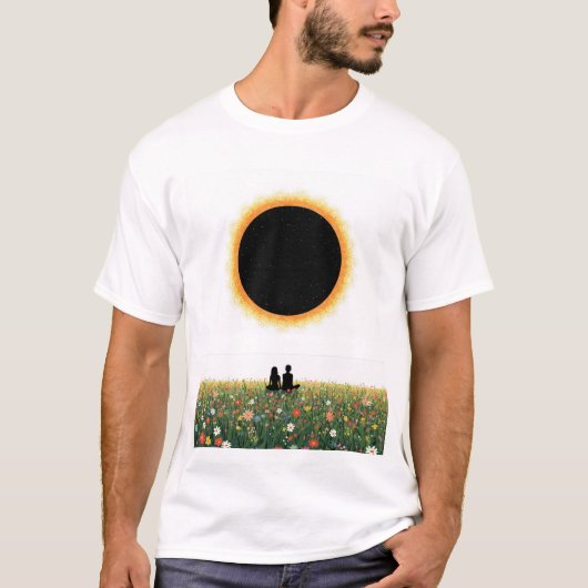 Sonnenfinsternis Picknick T-Shirt (Vorderseite)