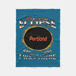 Sonnenfinsternis Portland Indiana There Illustrati Fleecedecke