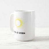 Sonnenfinsternis-Tasse Kaffeetasse (Vorderseite Links)
