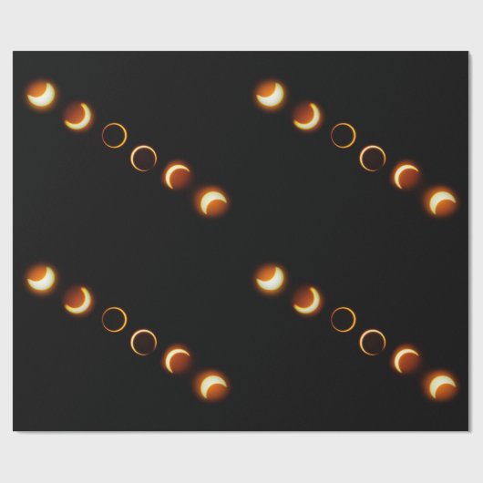 Sonnenfinsternis teilt Packpapier in Phasen ein (Flach)