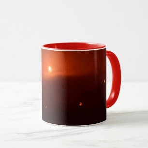 Sonnenfinsternis über Somerset, 2015 Tasse