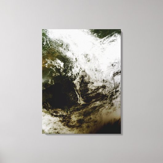 Sonnenfinsternis über Südostasien Leinwanddruck (Vorderseite)