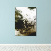 Sonnenfinsternis über Südostasien Leinwanddruck (Insitu (Holzboden))