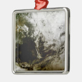 Sonnenfinsternis über Südostasien Ornament Aus Metall (Links)