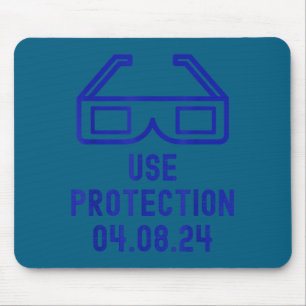 Sonnenfinsternis USA Schutz verwenden Illustration Mousepad