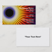 Sonnenfinsternis Visitenkarte (Vorne/Hinten)