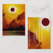 Sonnenfinsternis-Visitenkarte Visitenkarte (Vorne/Hinten)