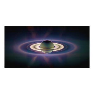 Sonnenfinsternis von Saturn von Cassini Fotodruck