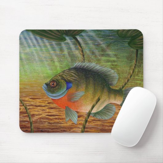 Sonnenfisch Mousepad (Mit Mouse)
