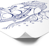 Sonnenfische unter Verwendung eines Sex-Sextant Poster (Ecke)