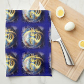 Sonnenfläche/Modemgesicht Küchentuch (Viertel Falte)