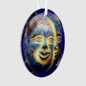 Sonnenfläche/Moon-Gesichtsverzierung Ornament (Vorderseite)