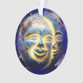 Sonnenfläche/Moon-Gesichtsverzierung Ornament (Vorderseite)