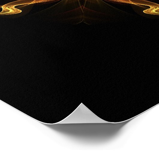 Sonnenflamme Poster (Ecke)