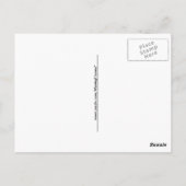 Sonnenflamme Postkarte (Rückseite)