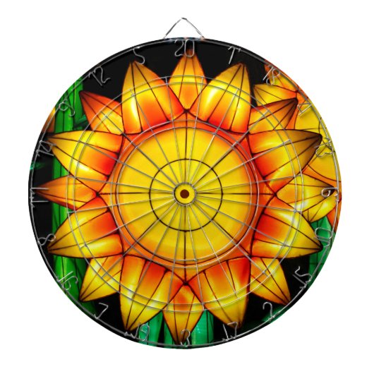Sonnenflare Sonnenblumen Dartscheibe (vorne)