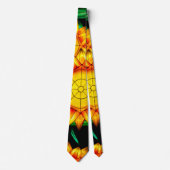Sonnenflare Sonnenblumen Krawatte (Vorderseite)