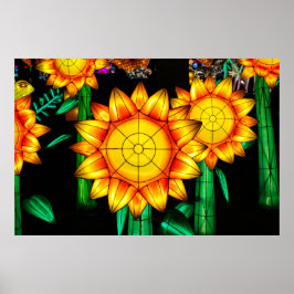 Sonnenflare Sonnenblumen  Poster