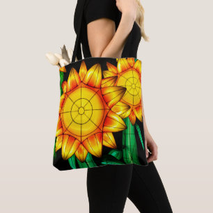 Sonnenflare-Sonnenblumen Tasche