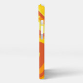 Sonnenflare Waves Abstrakt iPhone Case Hülle (Linke Seite)