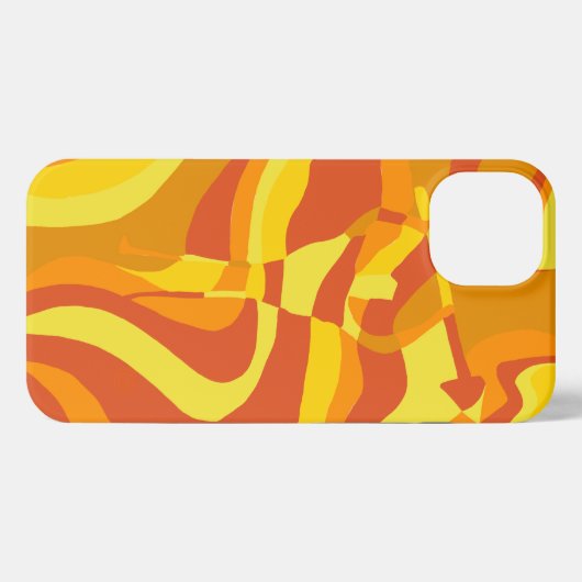 Sonnenflare Waves Abstrakt iPhone Case iPhone Hülle (Rückseite (Horizontal))