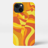 Sonnenflare Waves Abstrakt iPhone Case iPhone Hülle (Rückseite)