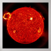 Sonnenflare werden von unserer Sonne ausgestoßen Poster (Vorne)