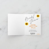 SONNENFLIESSER-BRAUTPARTY ANKÜNDIGUNG (Innenseite)