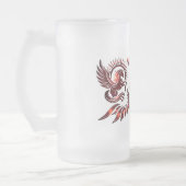 Sonnenflügel-Bierglas Mattglas Bierglas (Links)