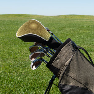 Sonnenfreude: Golden Gelbe Blumenvorlage Golf Headcover