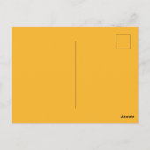 Sonnenfrohe Garten-Abschlussfeier Postkarte (Rückseite)