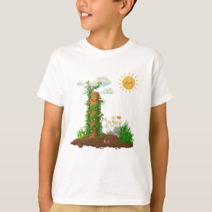 Sonnenfroher Pun-Garten-Kletterpflanzentotem Kinde T-Shirt