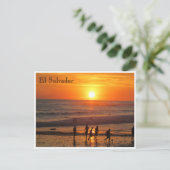 Sonnenfußball Postkarte (Stehend Vorderseite)