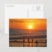 Sonnenfußball Postkarte (Vorne/Hinten)
