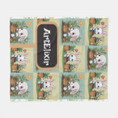 Sonnengärtnerdrucken Fleecedecke (Vorderseite (Horizontal))