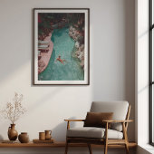 Sonnengedämpft: Vintage Flucht am Pool Poster