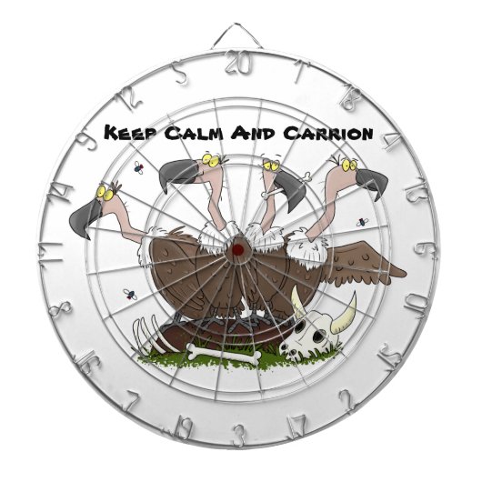 Sonnengeier Spaß Cartoon Dartscheibe (vorne)