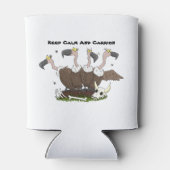 Sonnengeier Spaß Cartoon Dosenkühler (Rückseite)