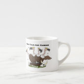 Sonnengeier Spaß Cartoon Espressotasse (Rechts)