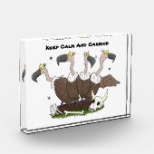 Sonnengeier Spaß Cartoon Fotoblock (Links)