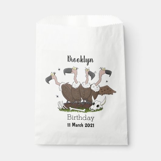 Sonnengeier Spaß Cartoon Geschenktütchen (Vorderseite)