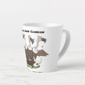 Sonnengeier Spaß Cartoon Milchtasse (Rechte Ecke)