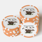 Sonnengeier Spaß Cartoon Pokerchips (Stapel)
