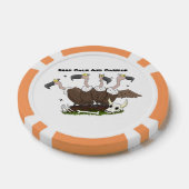 Sonnengeier Spaß Cartoon Pokerchips (Einzeln)