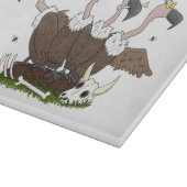 Sonnengeier Spaß Cartoon Schneidebrett (Ecke)