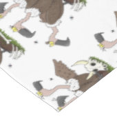 Sonnengeier Spaß Cartoon Tischdecke (Schrägansicht)