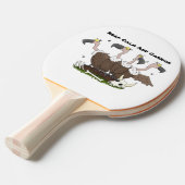 Sonnengeier Spaß Cartoon Tischtennis Schläger (Vorderseite)