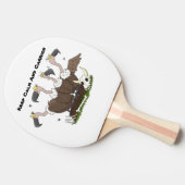 Sonnengeier Spaß Cartoon Tischtennis Schläger (Seitenansicht)