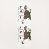 Sonnengeier Spaß Cartoon Yogamatte (Rückseite)